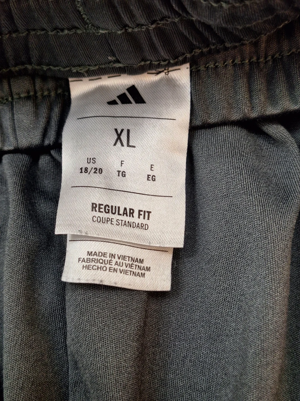 adidas Gray Athletic Shorts with White Logo